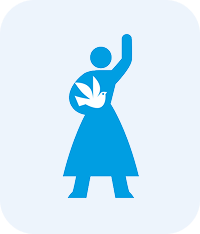 Peace and security hover icon