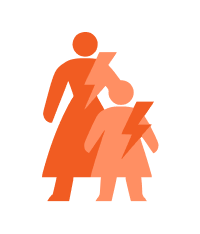 Zero violence hover icon